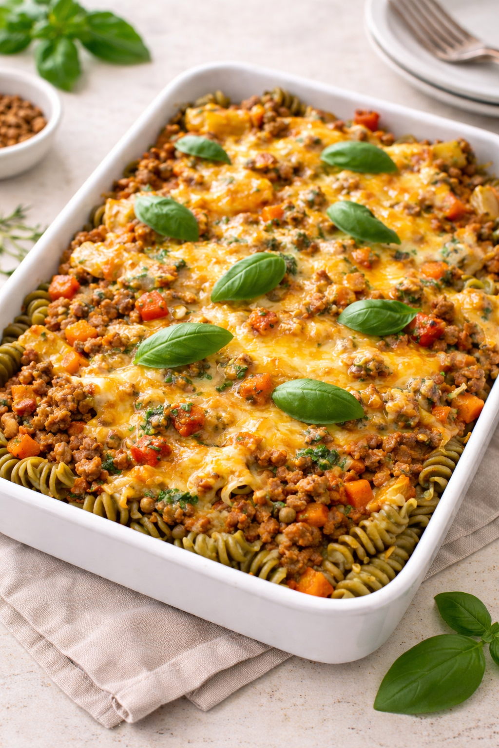 Kıymalı Cheddar Soslu Fırın Makarna Tarifi | Doyurucu ve Lezzetli Yemek