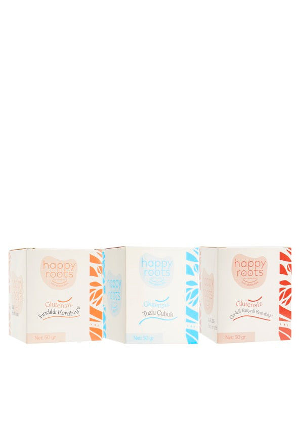 Glutensiz Atıştırmalık Paketi, 50 gr serisi