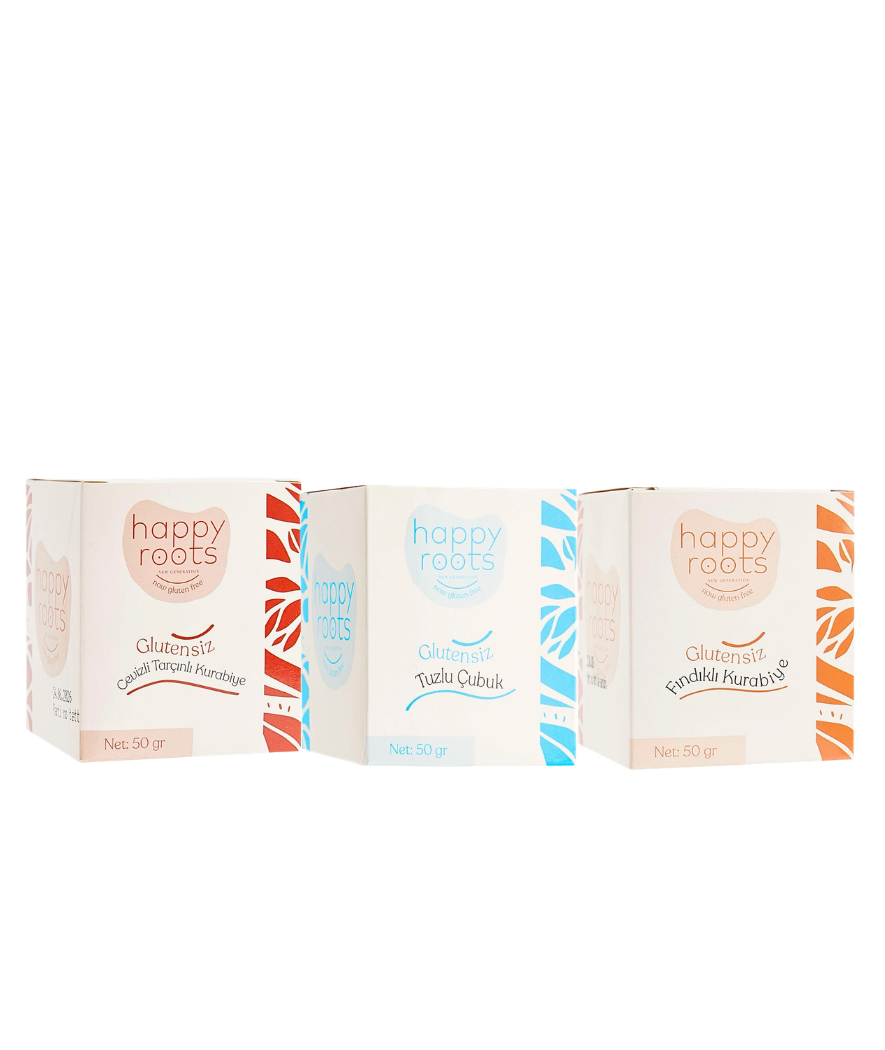 Glütensiz Atıştırmalık 50g Serisi 3x50g Ekonomik Paket