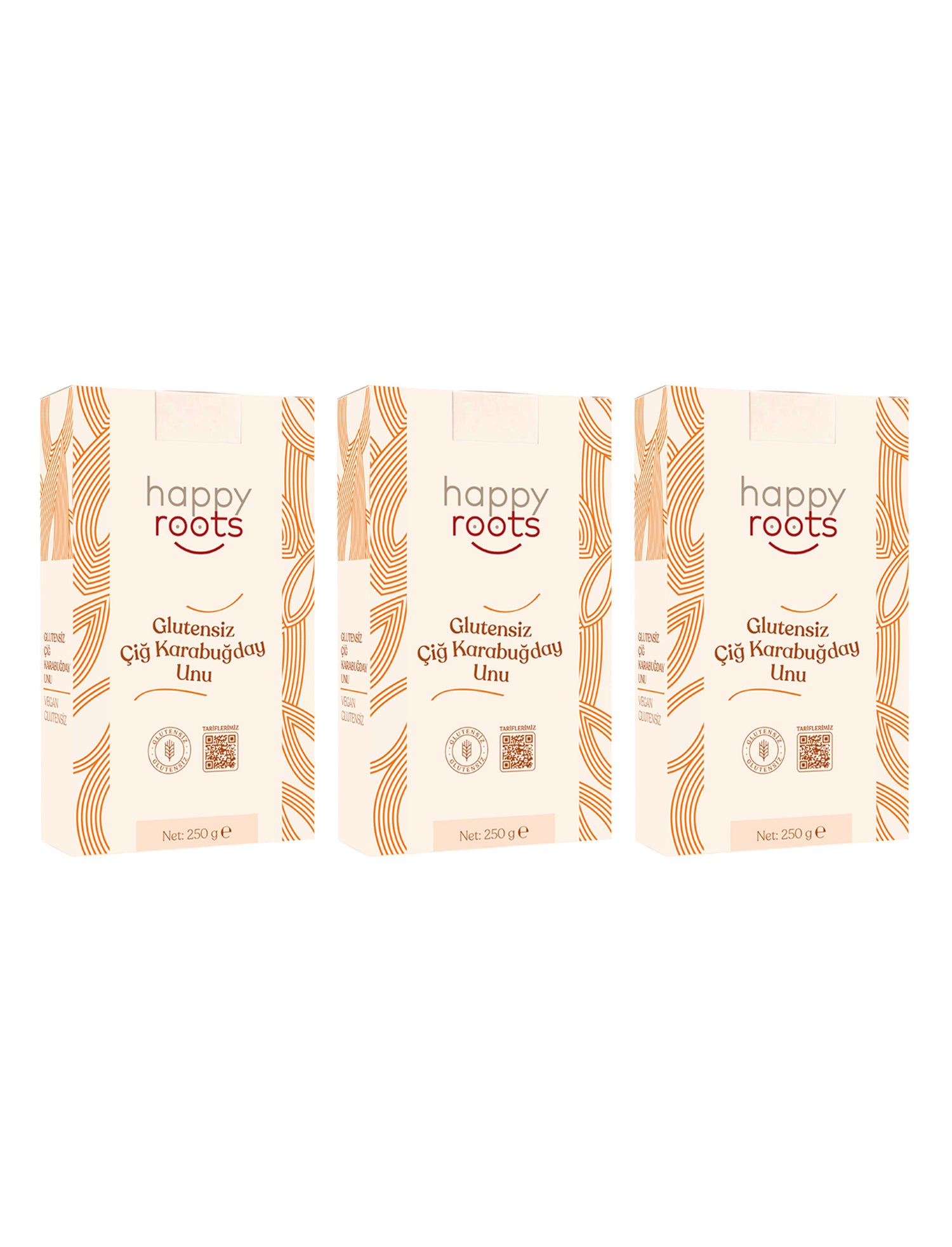 Glütensiz Çiğ Karabuğday Unu 3x250g Ekonomik Paket