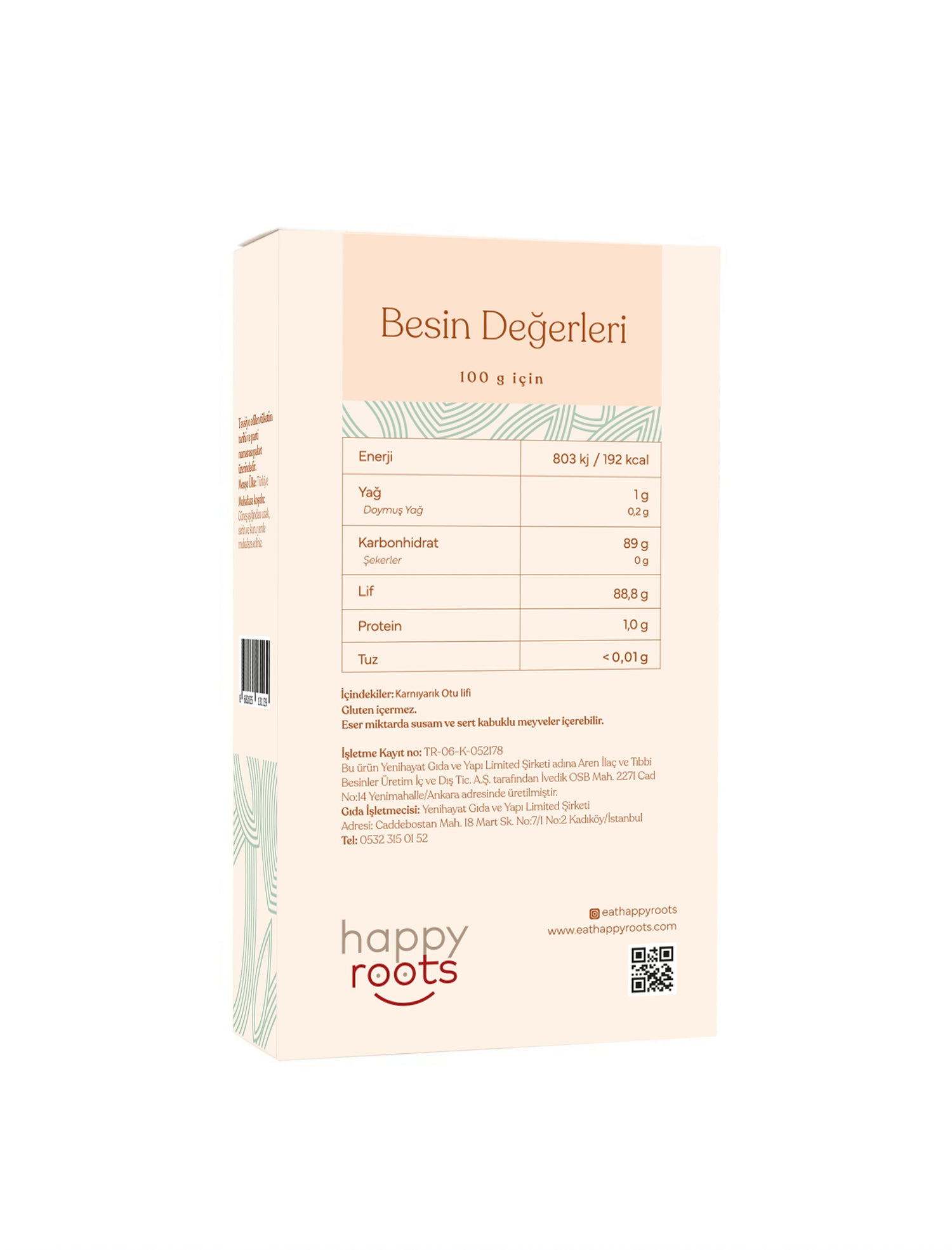 Glütensiz Karnıyarık Otu Lifi 200g