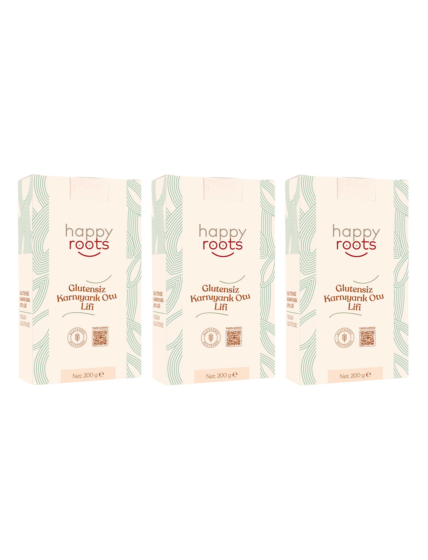 Glütensiz Karnıyarık Otu Lifi 3x200g Ekonomik Paket