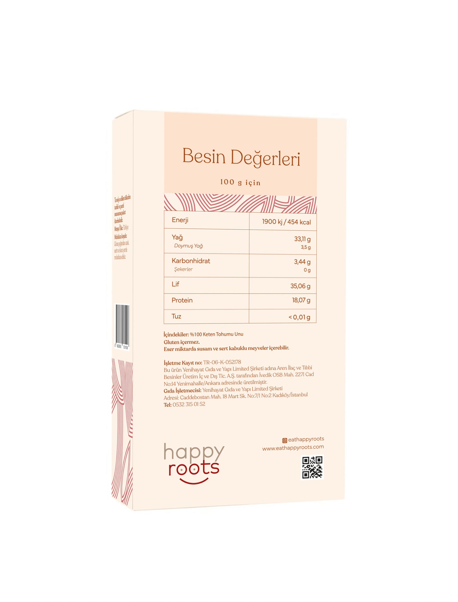 Glütensiz Keten Tohumu Unu 200g