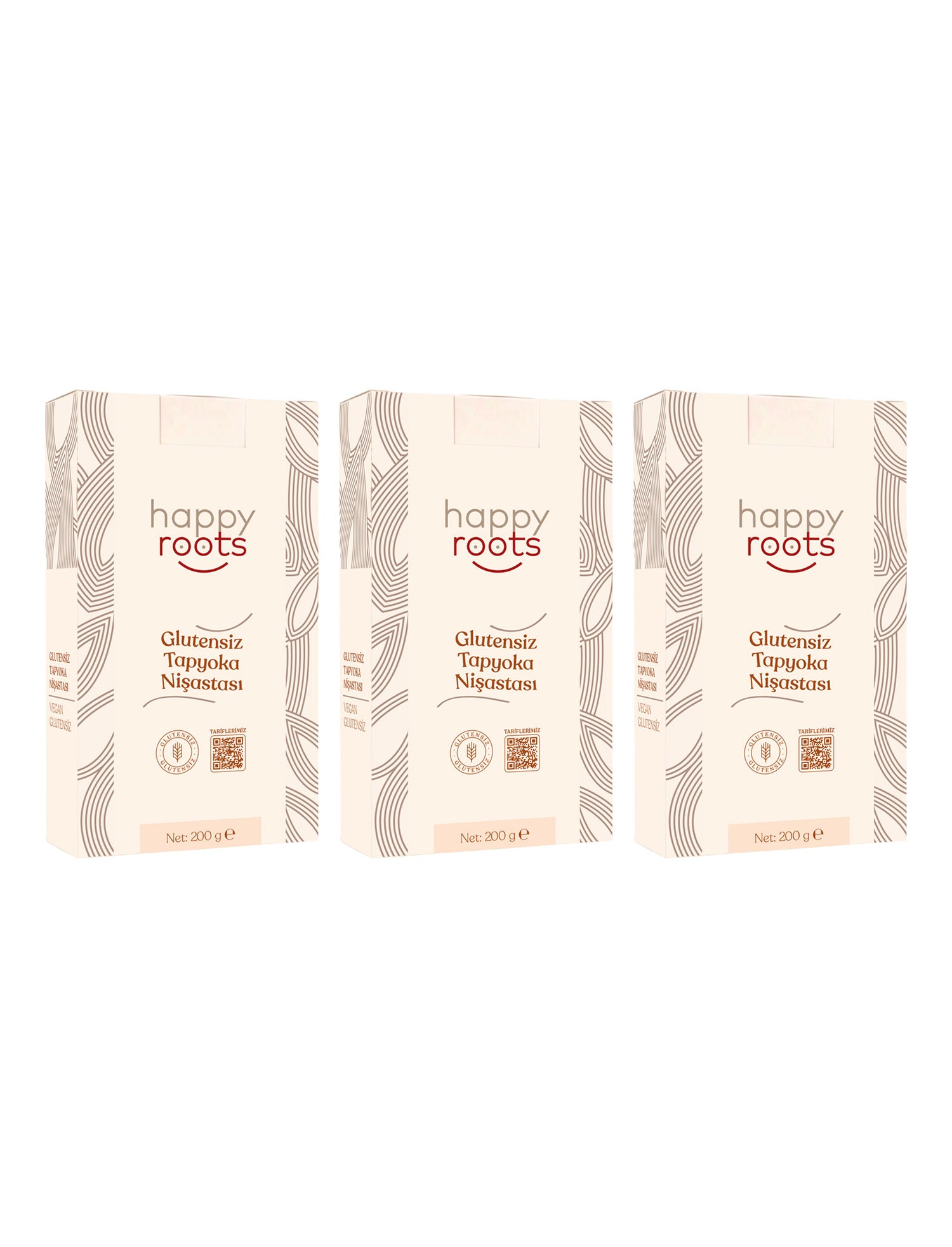 Glütensiz Tapyoka Nişastası 3x200g Ekonomik Paket